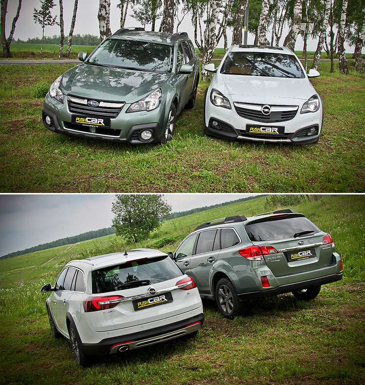 - Subaru Outback  Opel Insignia Country Tourer:   44
